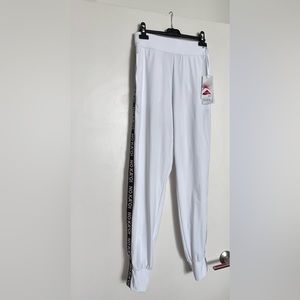 Woman’s nokaoi jogger, white black size XS-S made in Eataly